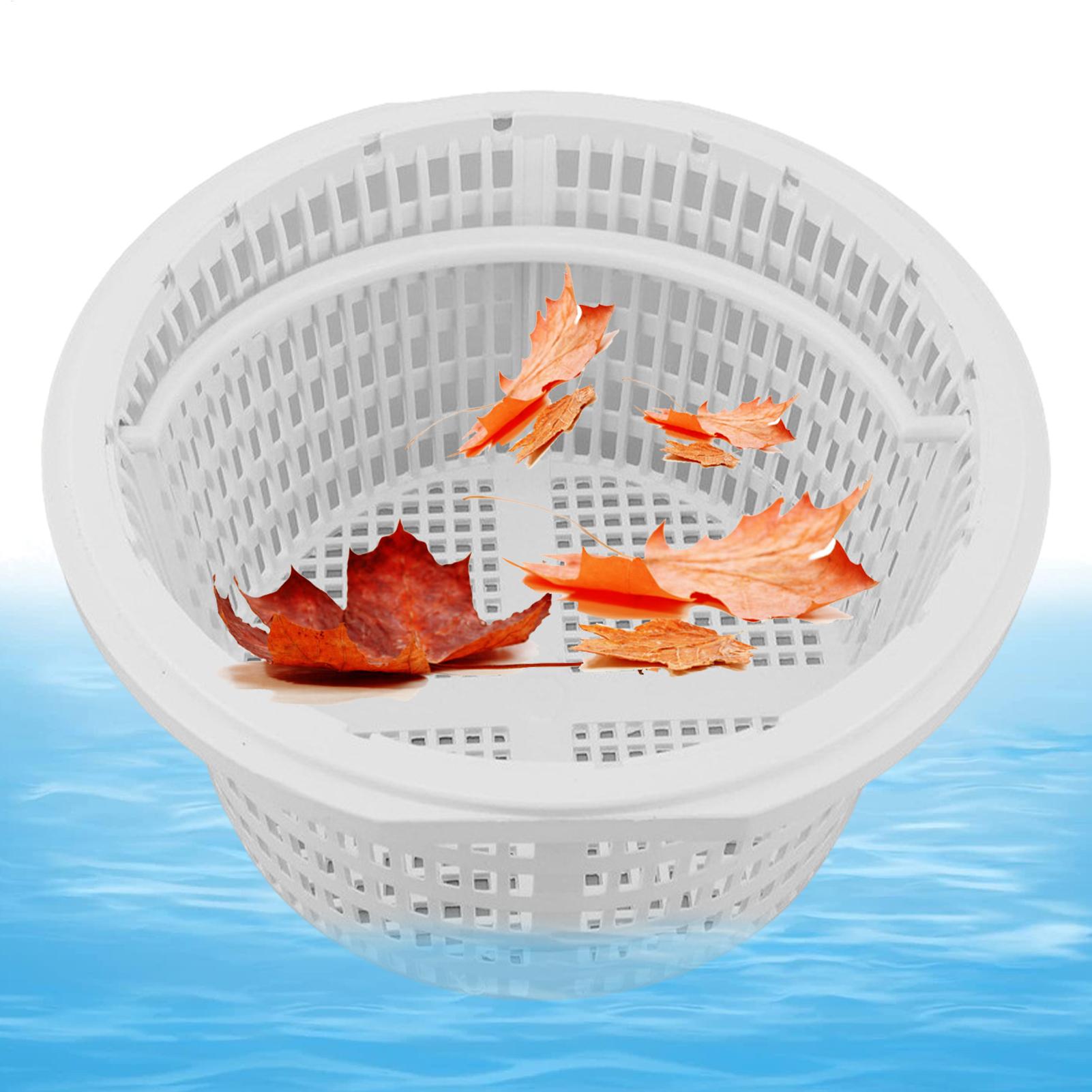 Pool Skimmer Net - ตะกร้ากรองสระว่ายน้ำ อุปกรณ์บำรุงรักษาสระว่ายน้ำ ตะกร้ากรองสระว่ายน้ำที่แข็งแรง ตัวดักจับเศษขยะ ตาข่ายกรองสระว่ายน้ำ ตะกร้ากรองบ่อ