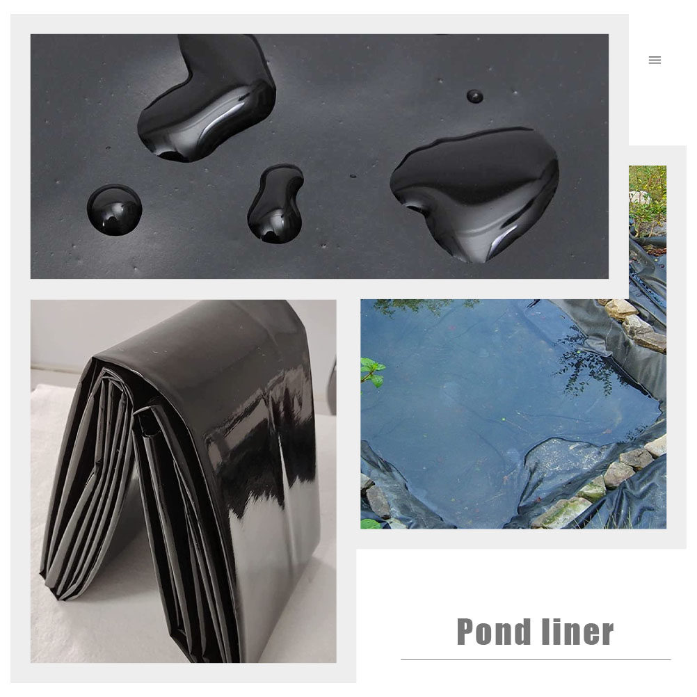 Pool Cover Waterproof - แผ่นรองบ่อปลา แผ่นกันน้ำสำหรับสวน ฟิล์มกันน้ำแบบหนา แผ่นปิดสระน้ำ แผ่นรองบ่อขนาดเล็ก ป้องกันการรั่วซึม