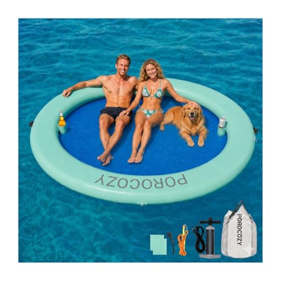 Pool Float Ring Inflatable - แพยางเป่าลมทรงกลมขนาด 8 ฟุต/10 ฟุต/12 ฟุต ทำจาก