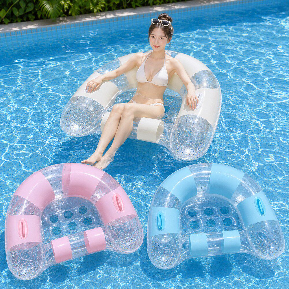 Pool Lounger Inflatable - ที่นอนเป่าลมสำหรับผู้ใหญ่ เก้าอี้ลอยน้ำ ที่นอนว่ายน้ำ ห่วงยางว่ายน้ำ กีฬาทางน้ำ สำหรับพักผ่อนที่ชายหาด