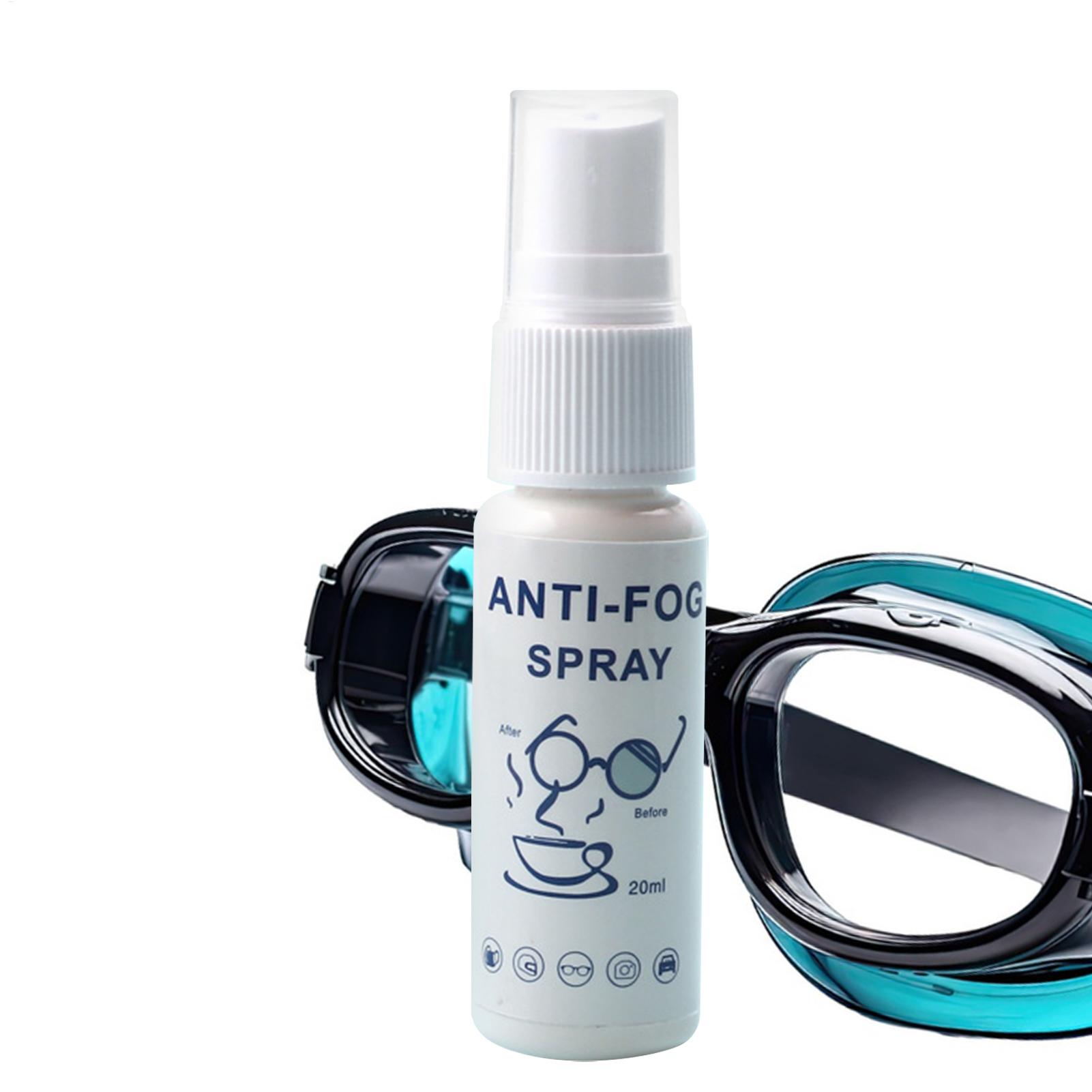 Swim Goggles Anti Fog Uv - 20ml สเปรย์ป้องกันหมอกสําหรับแว่นตากระจก Defogger เลนส์แว่นตาทําความสะอาดกระจกความปลอดภัยแว่นตา Defogger กระจกเคลือบตัวแทน