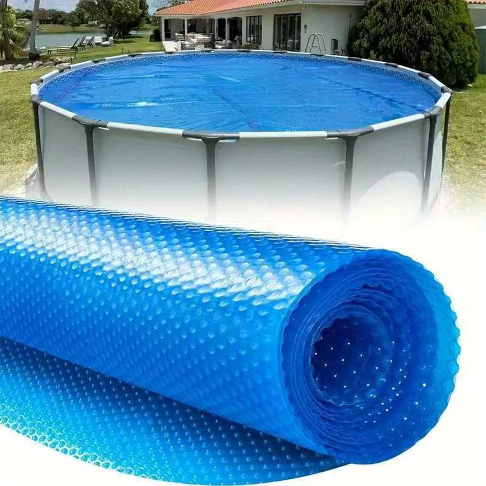 Pool Cover Waterproof - ผ้าคลุมสระว่ายน้ำ PE แบบกลม กันน้ำ พับเก็บได้ ผ้าห่มฉนวนกันความร้อน
