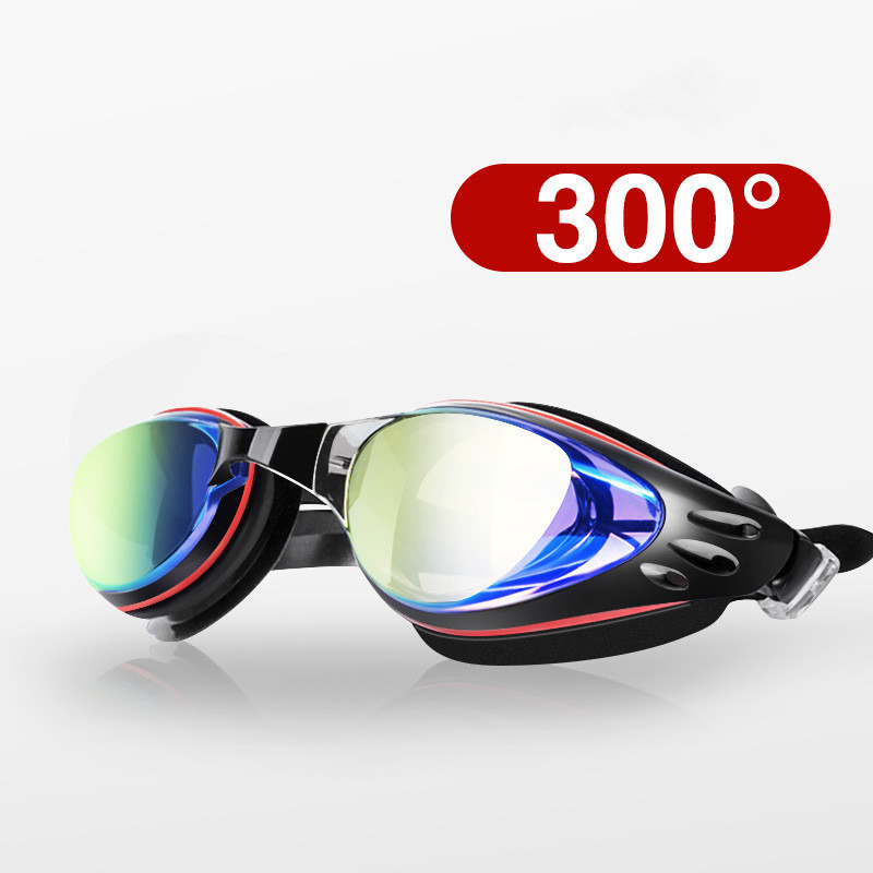 Professional สายตาสั้นแว่นตาว่ - Swim Goggles Anti Fog Uv บทวิจารณ์และราคา