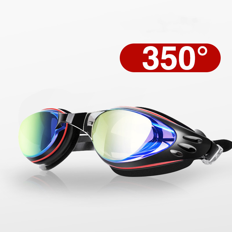 Professional สายตาสั้นแว่นตาว่ - Swim Goggles Anti Fog Uv บทวิจารณ์และราคา