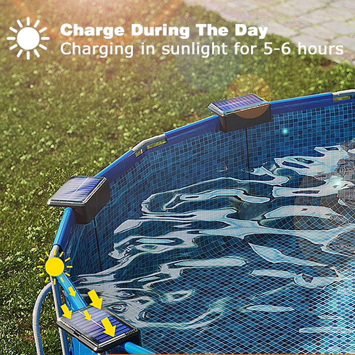 ไฟสระว่ายน้ำพลังงานแสงอาทิตย์ใ - Pool Light Solar Rechargeable บทวิจารณ์และราคา