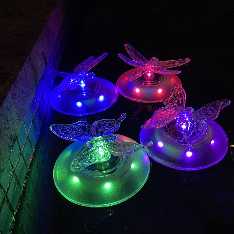 โคมไฟลอยน้ำพลังงานแสงอาทิตย์หล - Pool Light Solar Rechargeable บทวิจารณ์และราคา