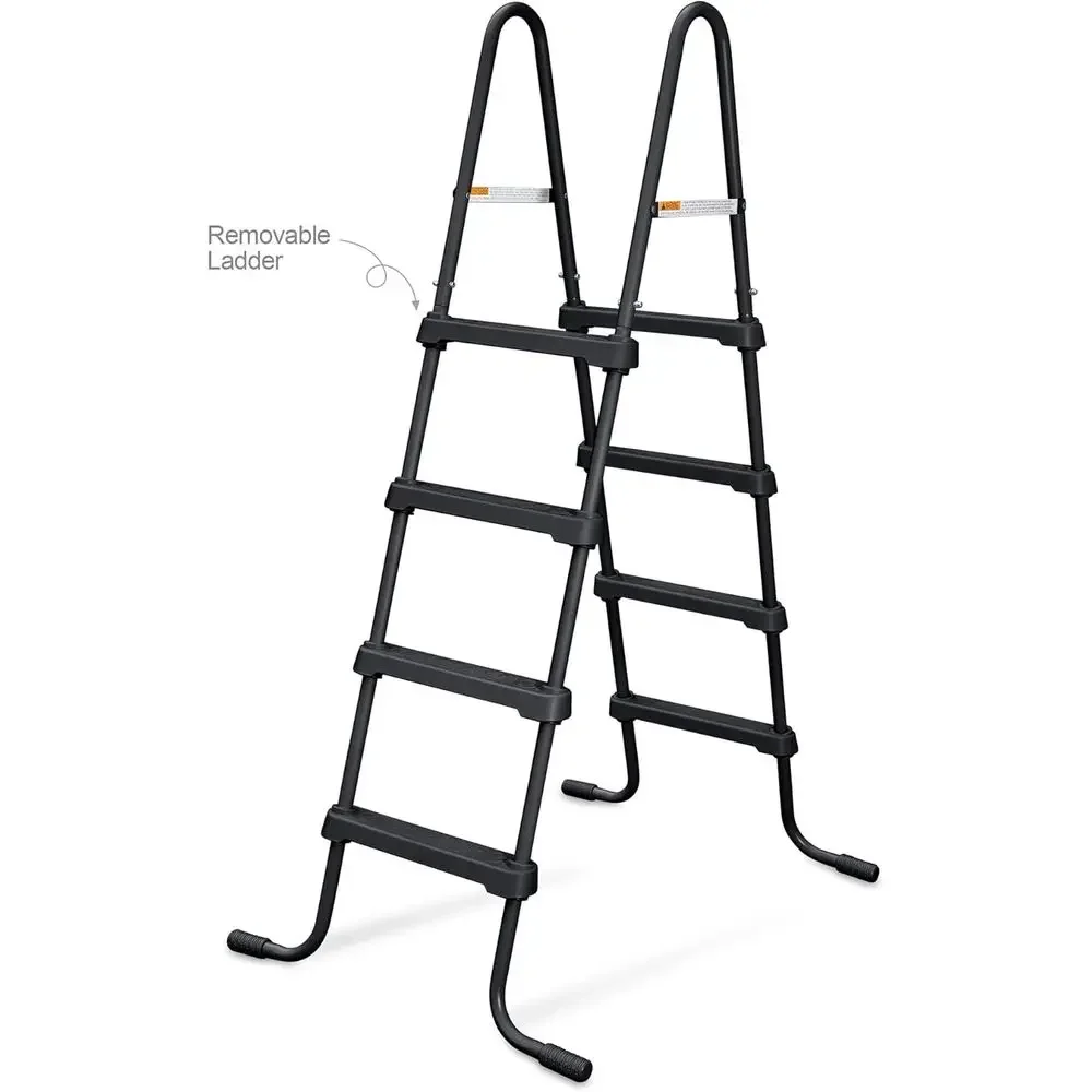 สระน้ำทรงกลมขนาด 18' x 48' พร้ - Pool Ladder Above Ground บทวิจารณ์และราคา