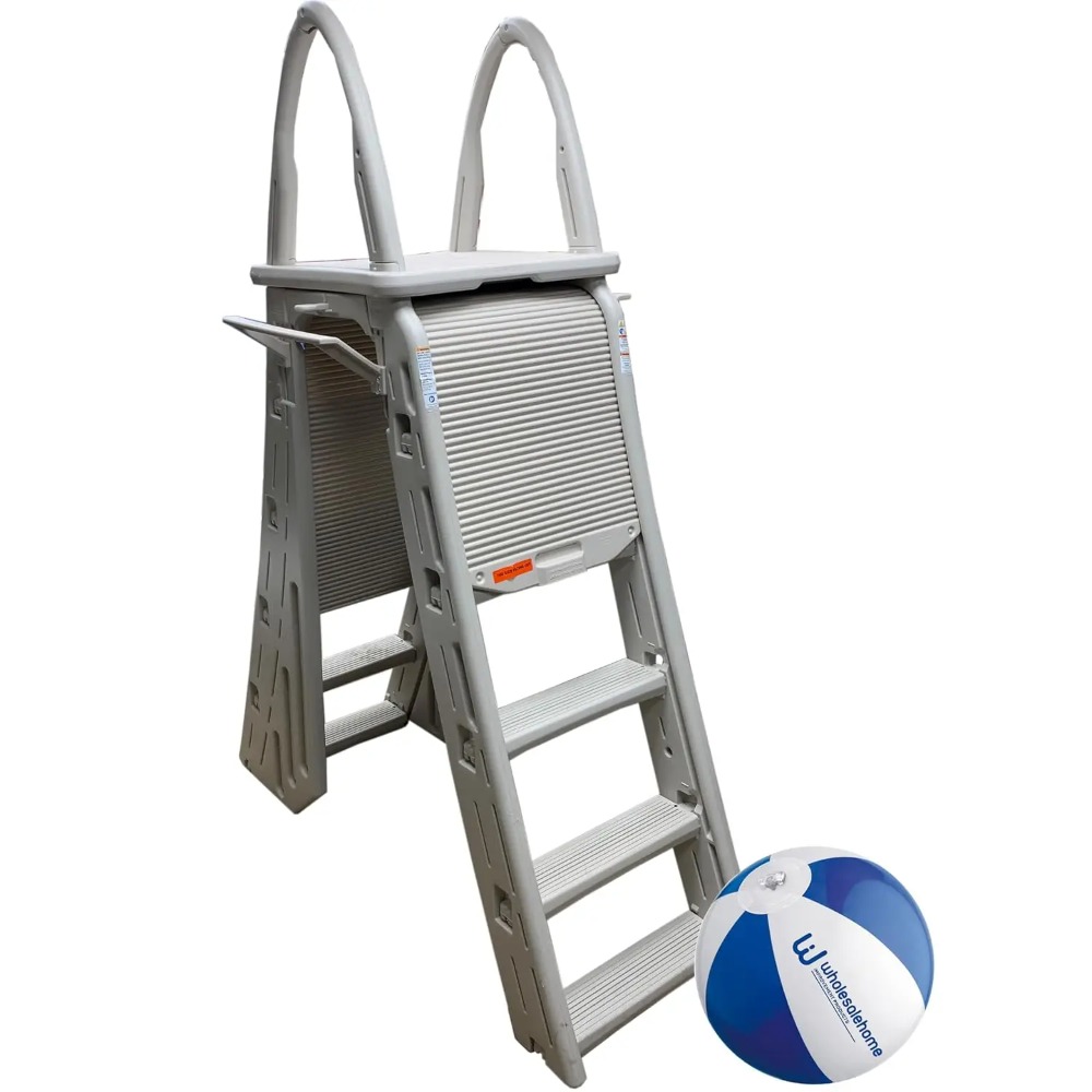 บันไดสระว่ายน้ำแบบตั้งพื้น 720 - Pool Ladder Above Ground บทวิจารณ์และราคา