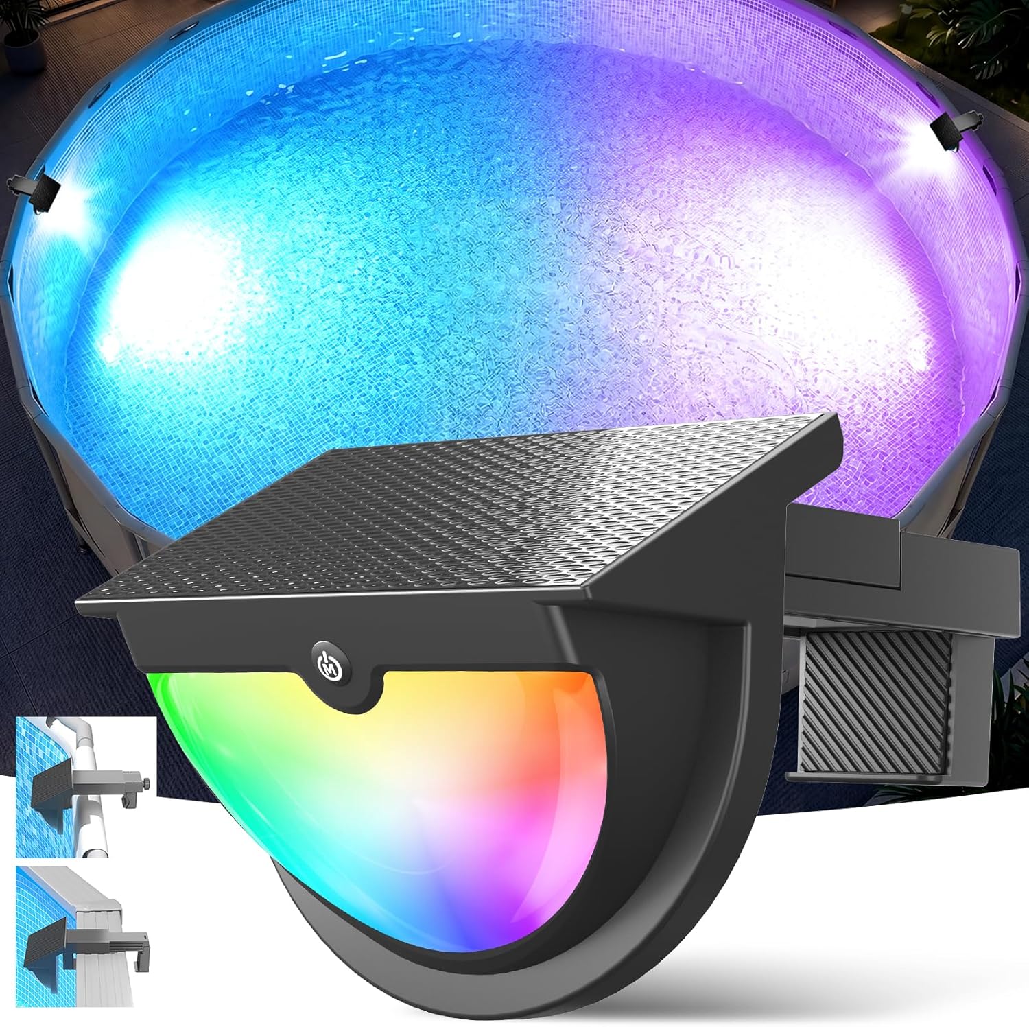 ไฟสระว่ายน้ำพลังงานแสงอาทิตย์ห - Pool Light Solar Rechargeable บทวิจารณ์และราคา