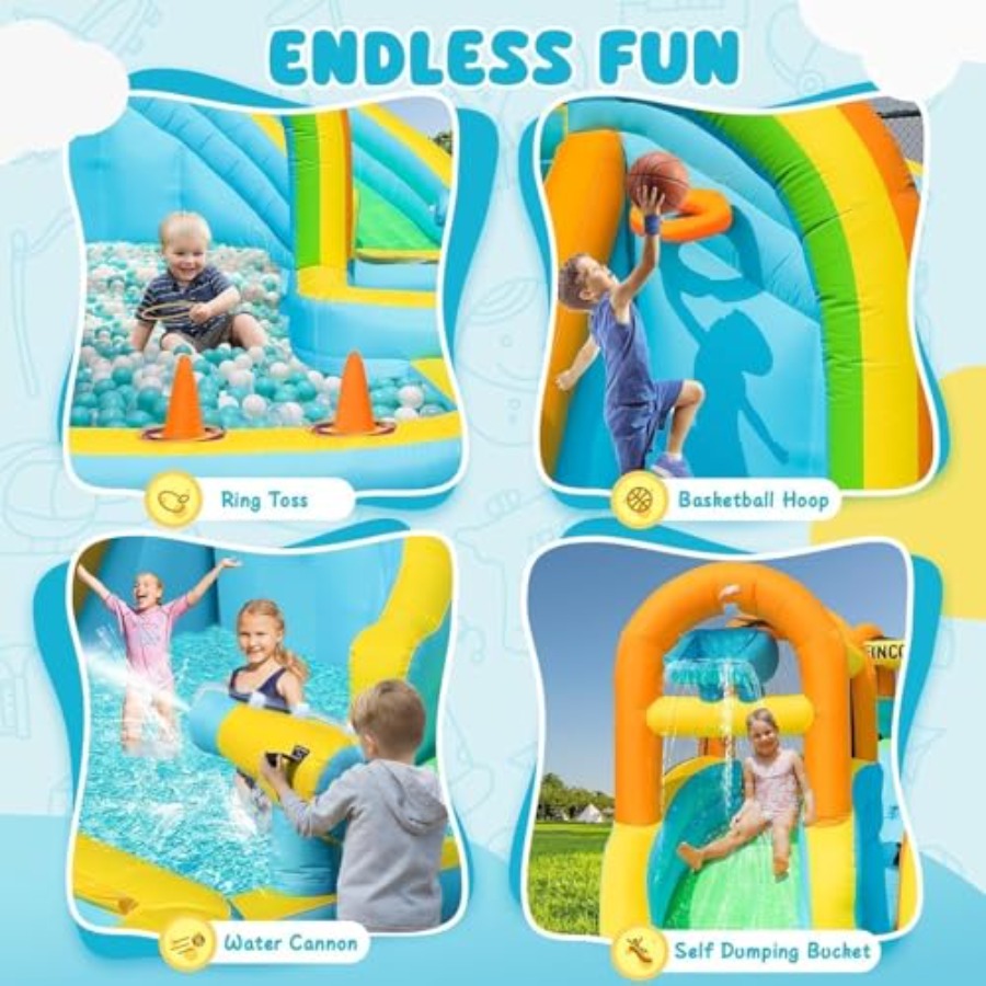 สวนสไลเดอร์น้ำเป่าลมกลางแจ้งสำ - Water Slide Inflatable บทวิจารณ์และราคา