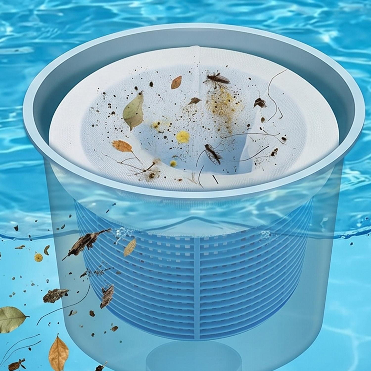 ตะกร้ากรองสระว่ายน้ำสีขาว 50/5 - Pool Skimmer Net บทวิจารณ์และราคา