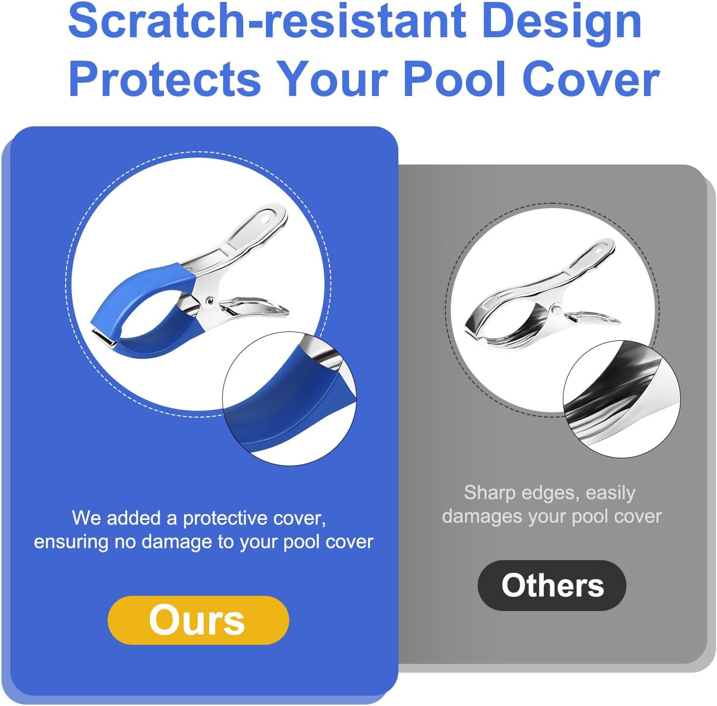 คลิปหนีบผ้าคลุมสระว่ายน้ำสแตนเ - Pool Ladder Above Ground บทวิจารณ์และราคา