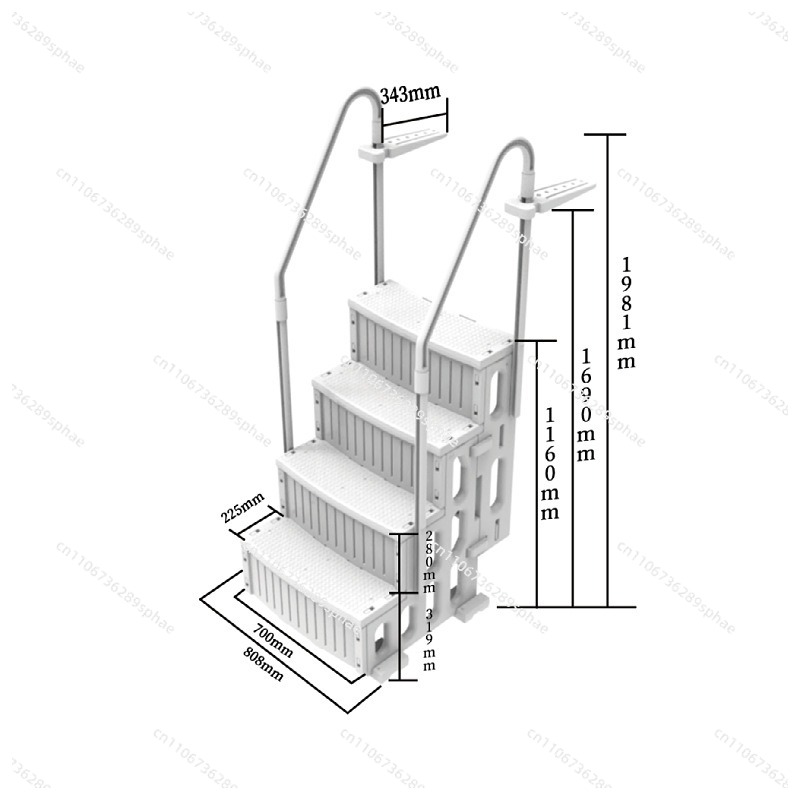 บันไดพลาสติกสำหรับสระว่ายน้ำเห - Pool Ladder Above Ground บทวิจารณ์และราคา