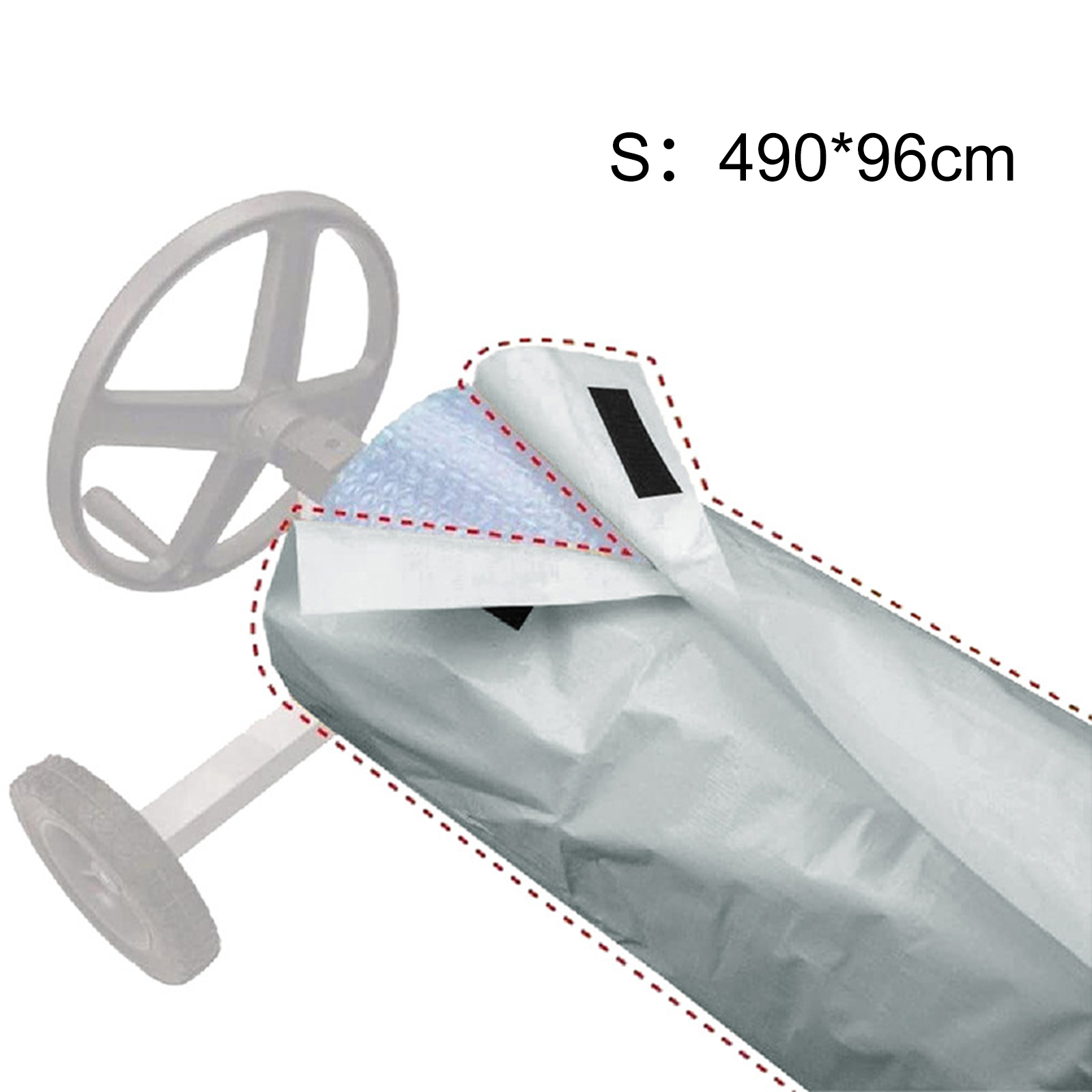 ฝาครอบม้วนผ้าคลุมสระว่ายน้ำ ฝา - Pool Cover Waterproof บทวิจารณ์และราคา