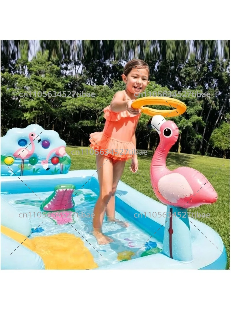 สระน้ำเป่าลมรูปสายรุ้งสำหรับเด - Water Slide Inflatable บทวิจารณ์และราคา