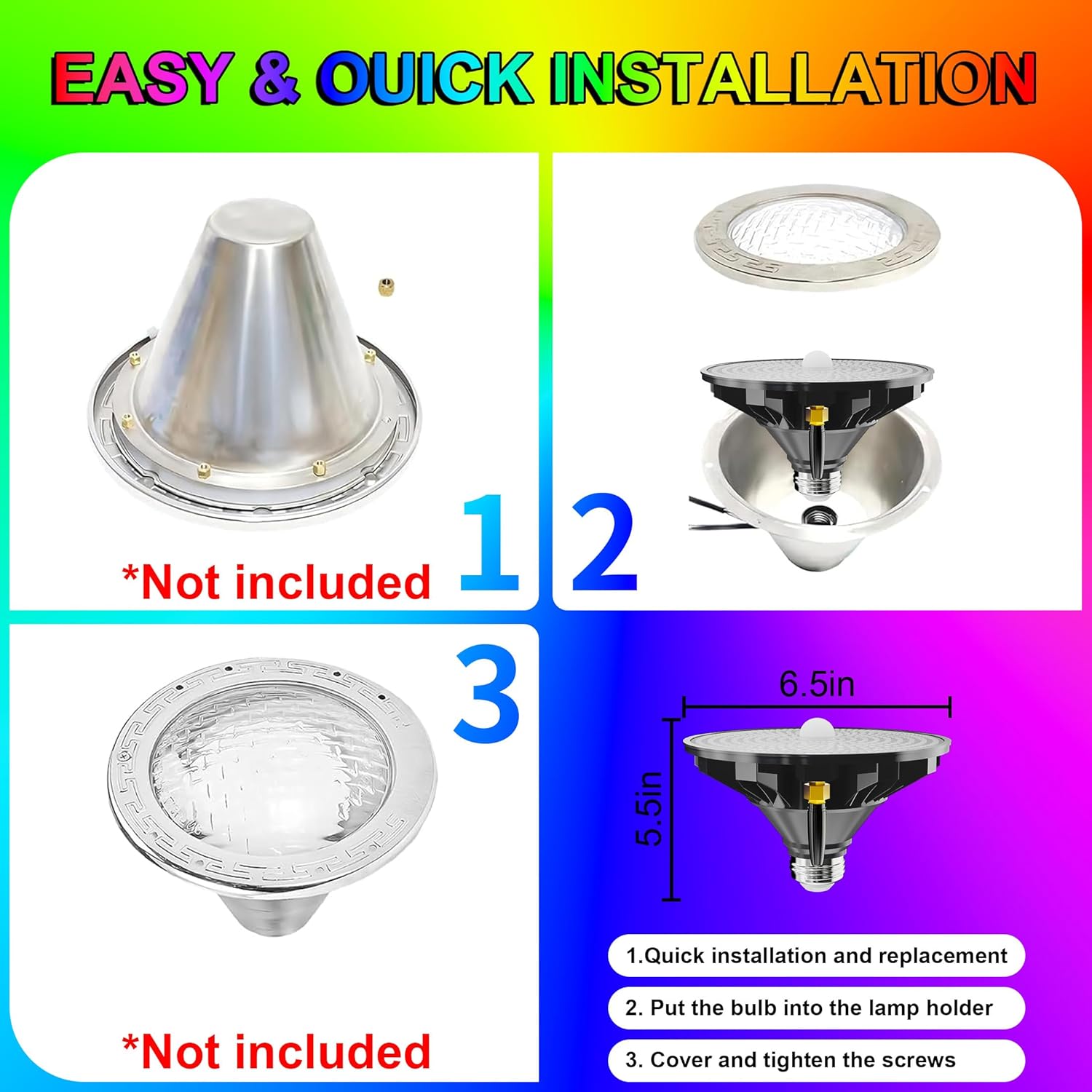 ไฟสระว่ายน้ำพลังงานแสงอาทิตย์ห - Pool Light Solar Rechargeable บทวิจารณ์และราคา
