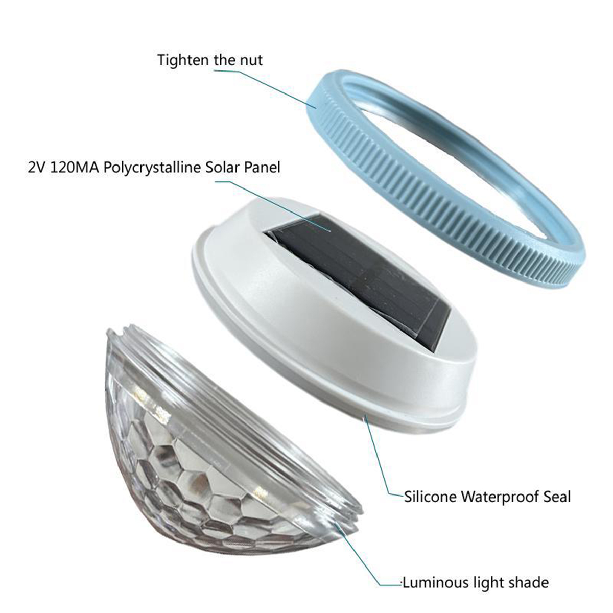 พลังงานแสงอาทิตย์ลอยไฟสระว่ายน - Pool Light Solar Rechargeable บทวิจารณ์และราคา