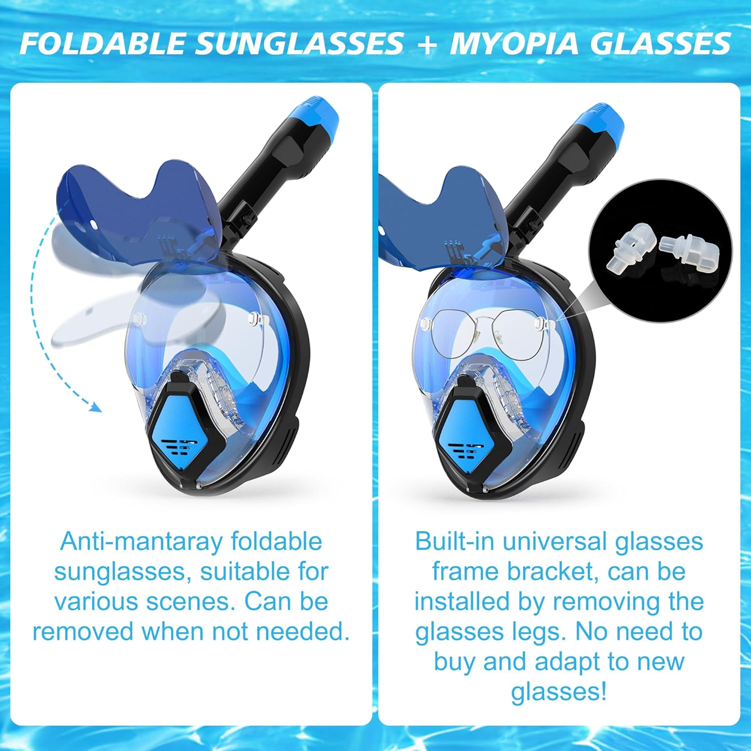 หน้ากากดำน้ำแบบเต็มหน้า Devilf - Snorkel Mask Full Face บทวิจารณ์และราคา