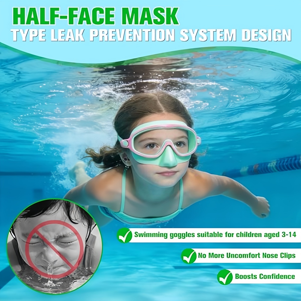แว่นตาว่ายน้ำสำหรับเด็กพร้อมที - Swim Goggles Anti Fog Uv บทวิจารณ์และราคา