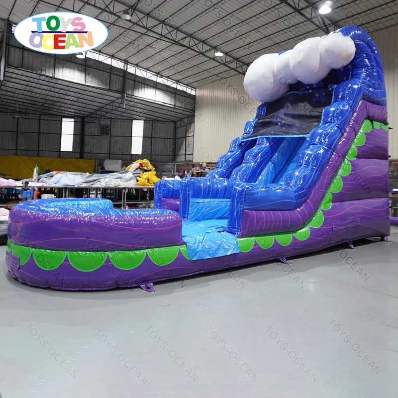 สไลเดอร์น้ำเป่าลมเชิงพาณิชย์สำ - Water Slide Inflatable บทวิจารณ์และราคา