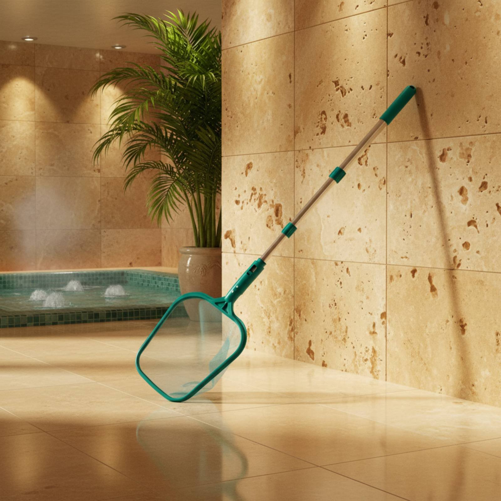 ตาข่ายกรองใบไม้ในสระพร้อมเสาปร - Pool Skimmer Net บทวิจารณ์และราคา