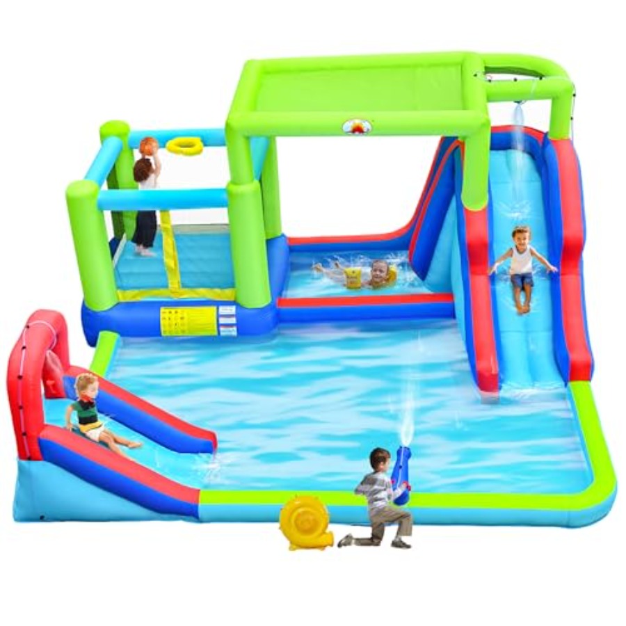 สไลเดอร์น้ำเป่าลมสำหรับใช้งานก - Water Slide Inflatable บทวิจารณ์และราคา