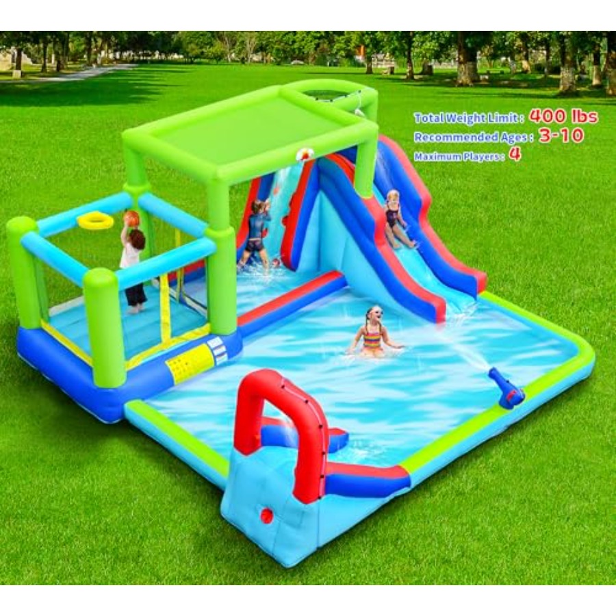 สไลเดอร์น้ำเป่าลมสำหรับใช้งานก - Water Slide Inflatable บทวิจารณ์และราคา