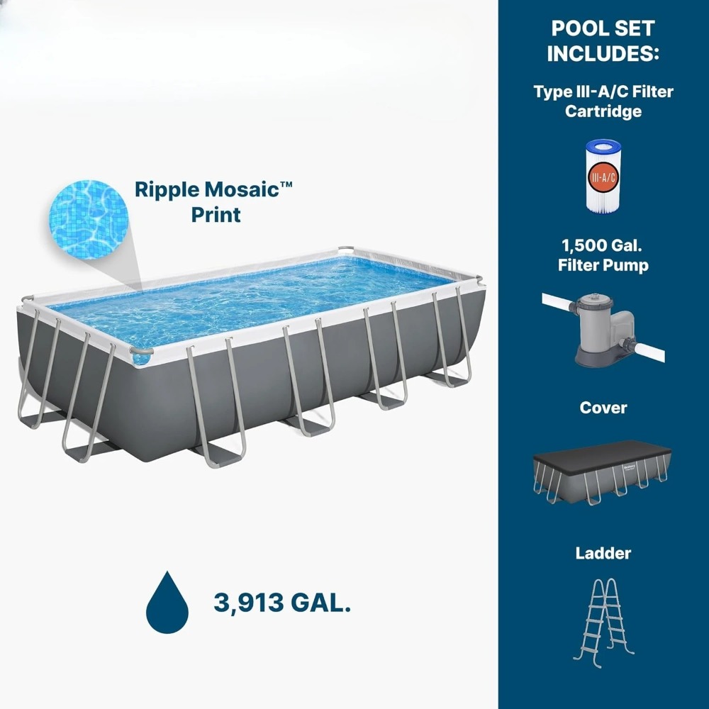 ชุดสระว่ายน้ำทรงสี่เหลี่ยมผืนผ - Pool Ladder Above Ground บทวิจารณ์และราคา