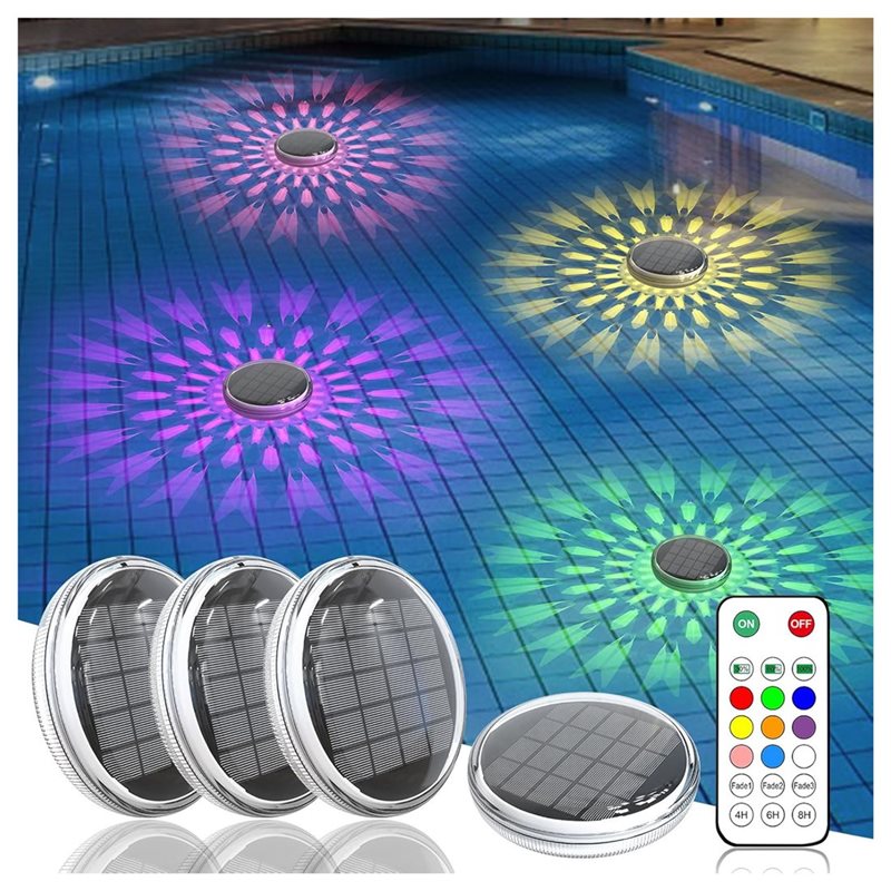 ไฟลอยน้ำสำหรับสระว่ายน้ำ ABKW  - Pool Light Solar Rechargeable บทวิจารณ์และราคา