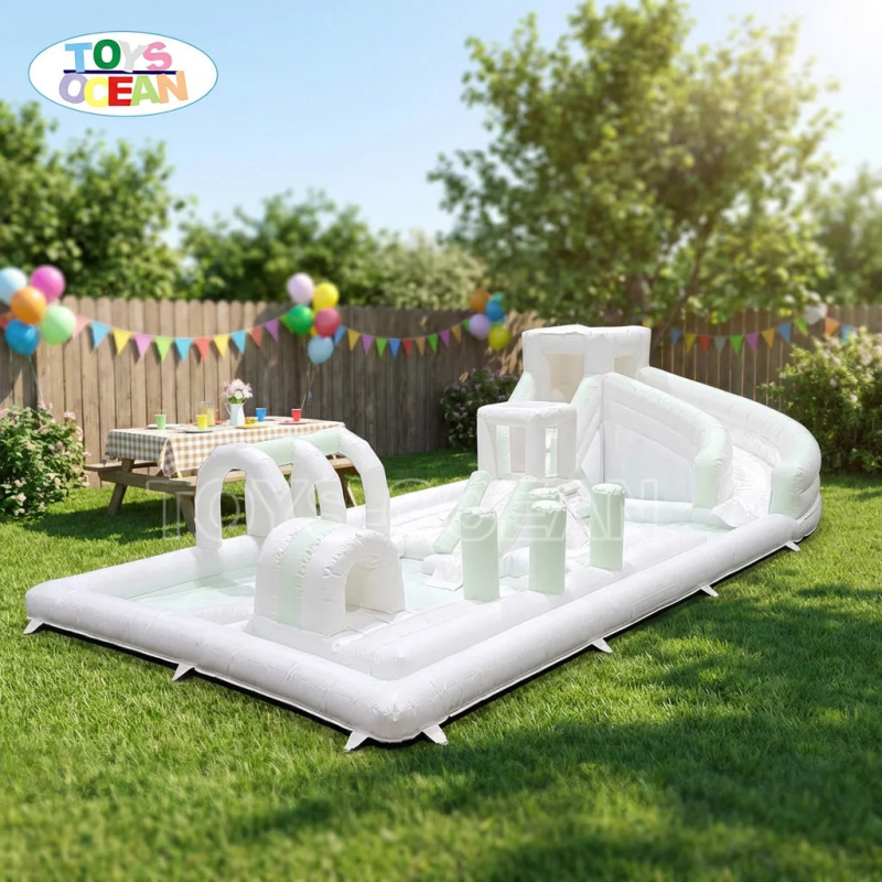 เครื่องเล่นเป่าลมเชิงพาณิชย์พร - Water Slide Inflatable บทวิจารณ์และราคา