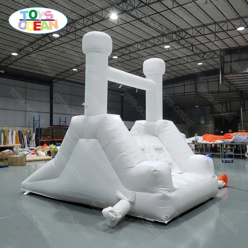 สไลเดอร์น้ำสีขาวสำหรับสนามหลัง - Water Slide Inflatable บทวิจารณ์และราคา